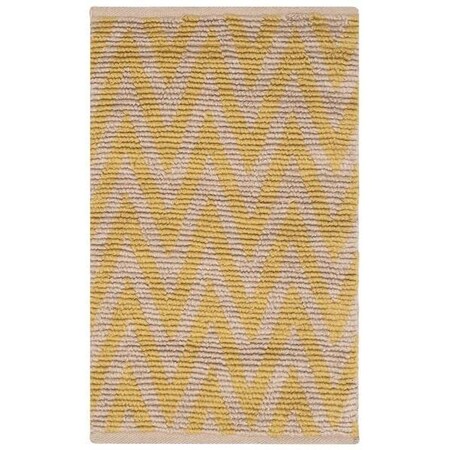 Safavieh Cape Cod Accent Area RugNatural & Yellow 2 ft. 3 in. x 3 ft. 9 in. CAP863F-24